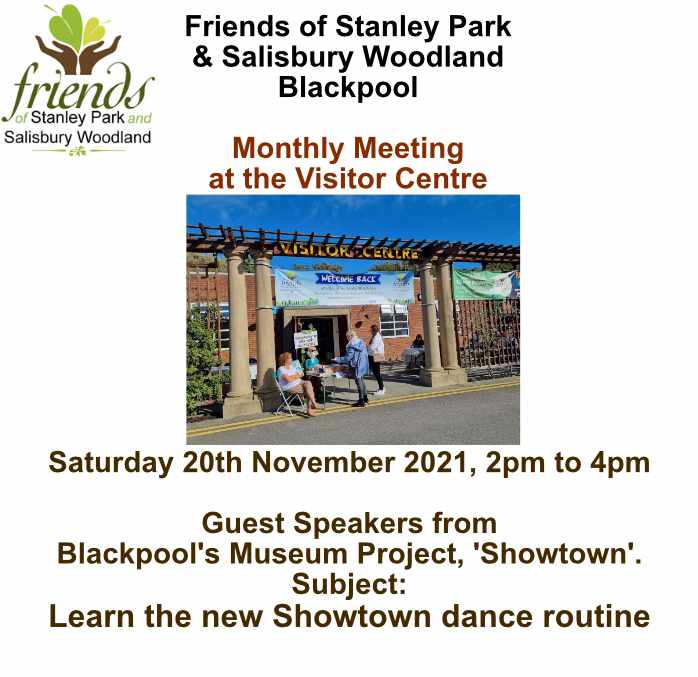 Friends of Stanley Park Monthly Meeting 20th November 2021