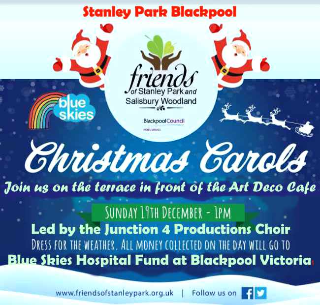 Christmas Carols at Stanley Park on the cafe terrace 19th December 2021