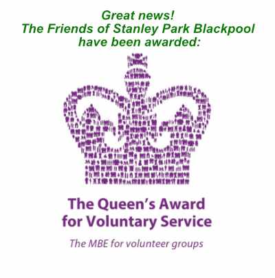 The Friends of Stanley Park are awarded the Queens Award for Voluntary Service 2022