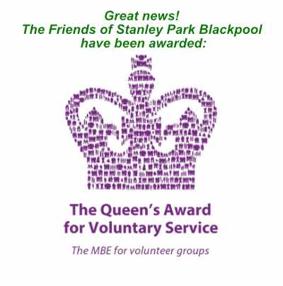 The Friends of Stanley Park are awarded the Queens Award for Voluntary Service 2022
