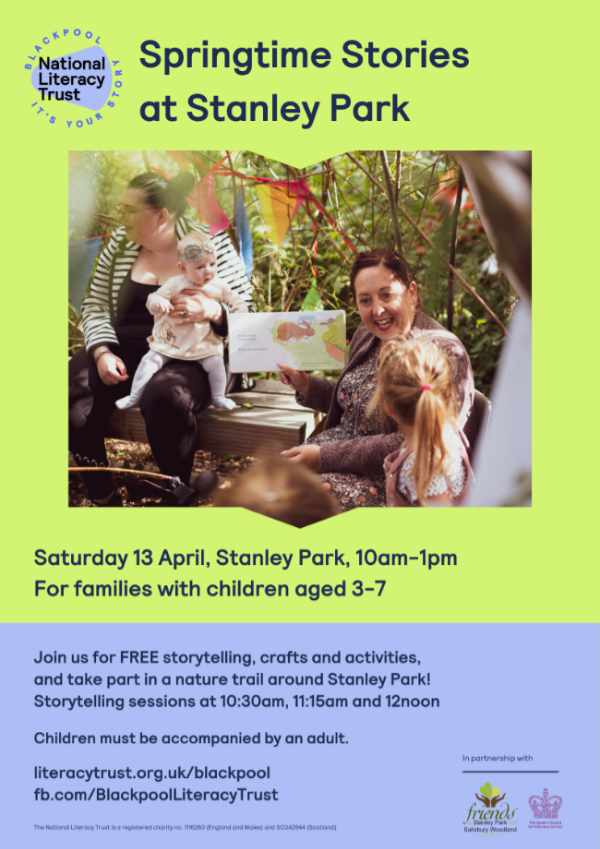 Springtime Stories in Stanley Park on 13th April 2024 10am to 1pm