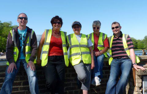 The volunteer stewards at Blackpool Stanley Park Bandstand summer music shows