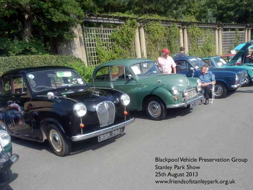 Blackpool Vehicle Preservation Group Show on the Italian Gardens