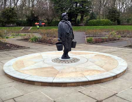 Charile Cairoli in Stanley Park, Rose Garden, April 2013