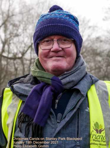 Christmas Carols on Stanley Park Blackpool 16th December 2021,  photos by Elizabeth Gomm