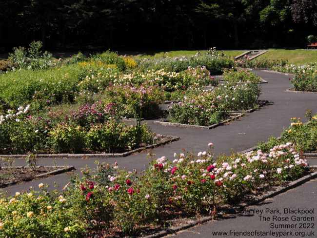 The Rose Garden Stanley Park Blackpool