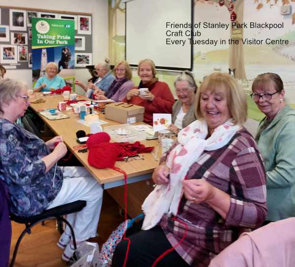 Friends of Stanley Park Blackpool  Craft Club  September 2022