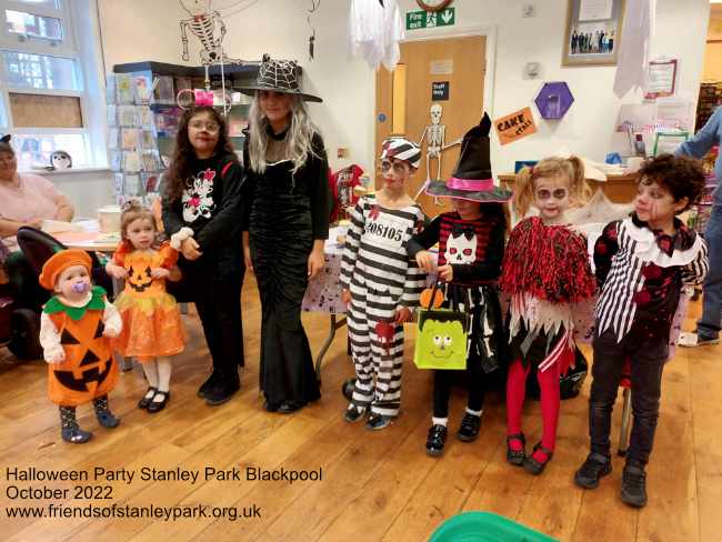 Halloween Party Friends of Stanley Park Blackpool October 2022