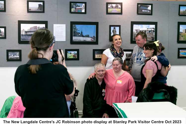 The New Langdale Centre's JC Robinson photo display at Stanley Park Visitor Centre Oct 2023