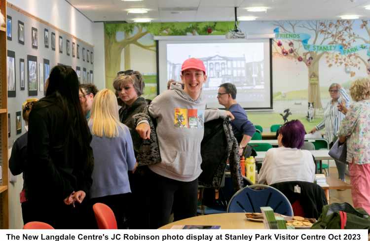 The New Langdale Centre's JC Robinson photo display at Stanley Park Visitor Centre Oct 2023