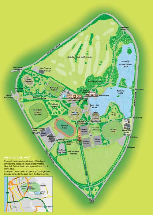 map of Stanley Park
