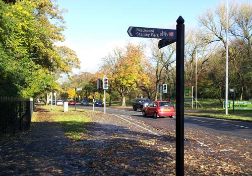 Stanley Park East Park Drive entrance to bridges