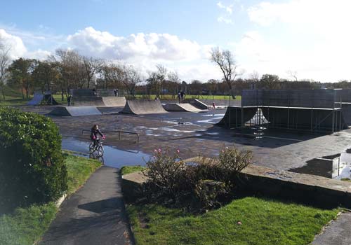 Stanley Park skateboard track